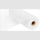 Shop For 10" Poly Deco Mesh Ribbon: White
