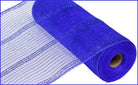 Shop For 10" Poly Deco Mesh: Royal Blue Tinsel Foil