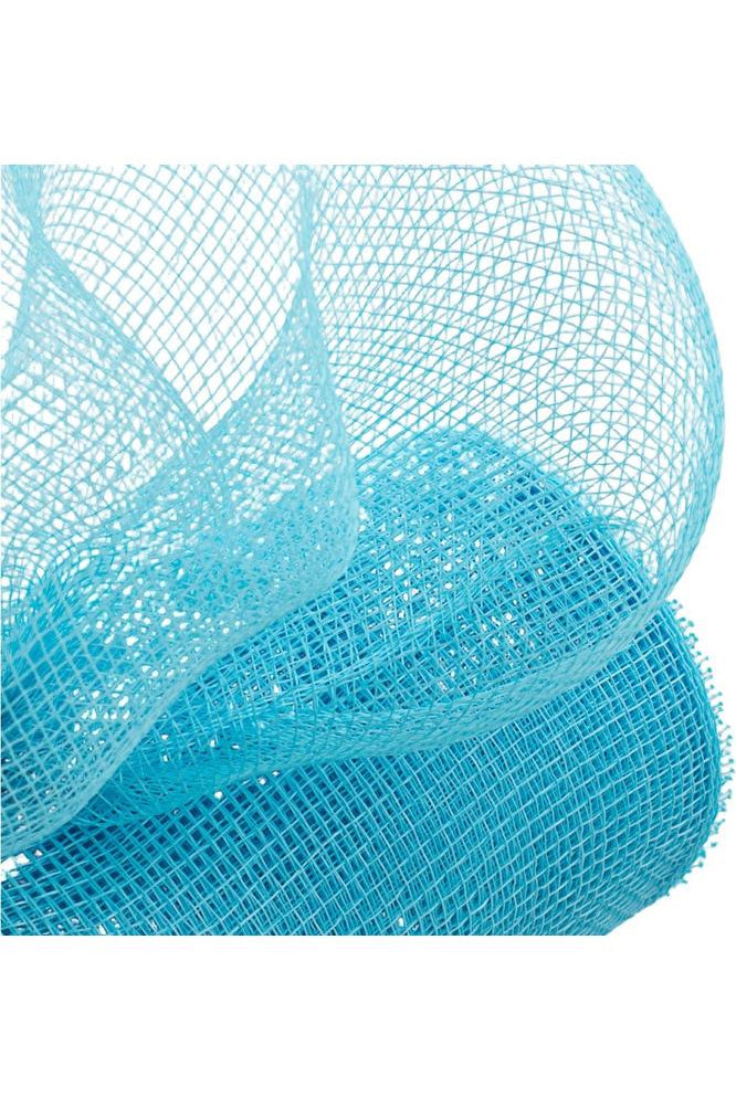 Shop For 10" Poly Deco Mesh: Turquoise Blue (10 Yards) RE130244