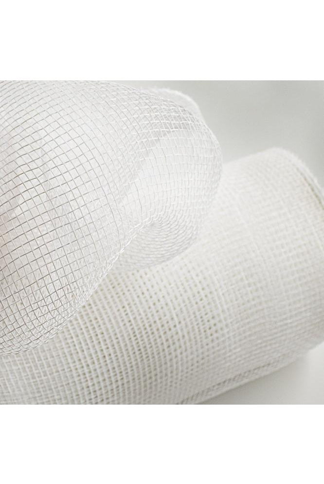 Shop For 10" Poly Deco Mesh: White RE130227
