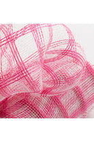 Shop For 10" Poly Jute Deco Mesh: Dark Pink & Clear Check RY8306F1