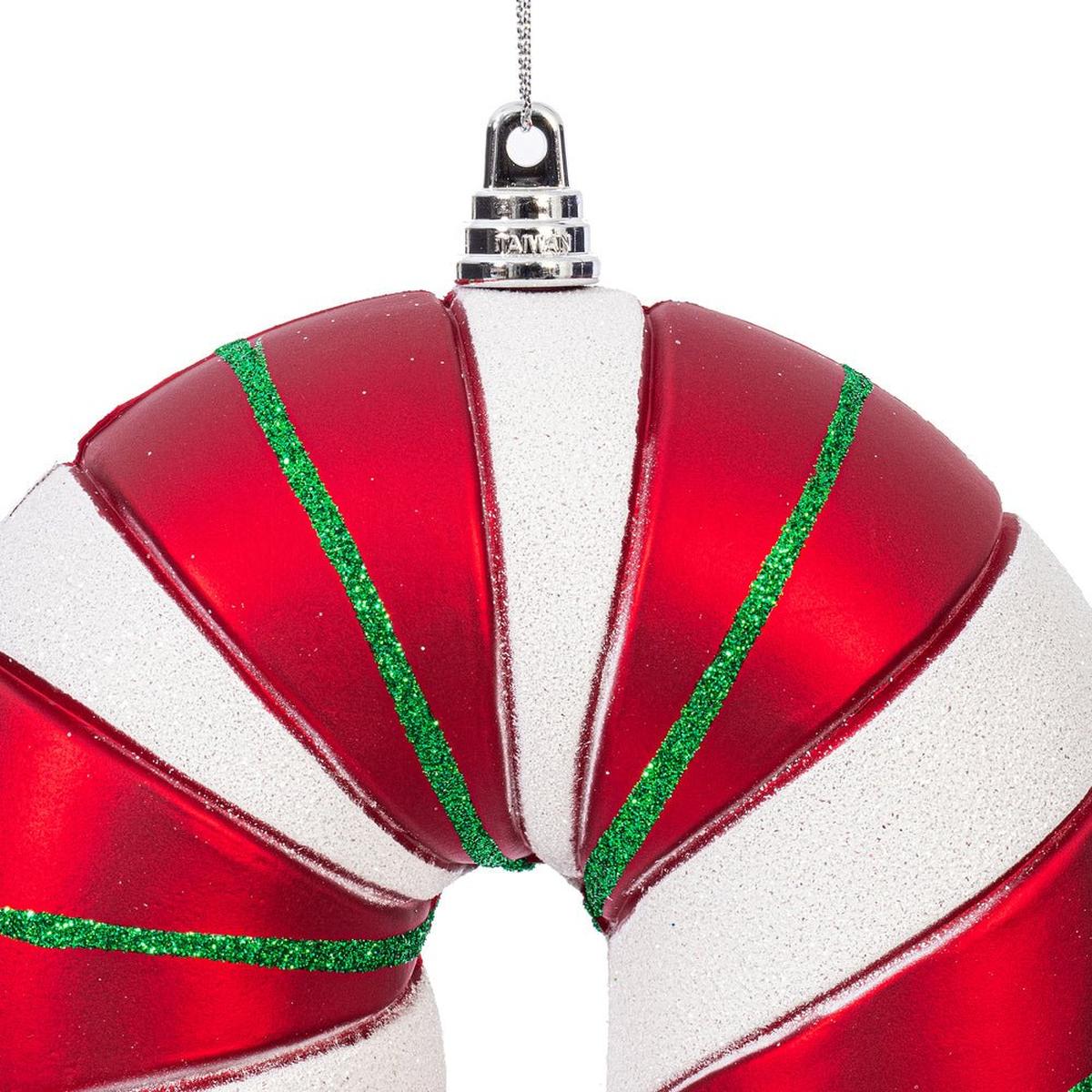 Shop For 10" Red White Green Candy Cane Ornament