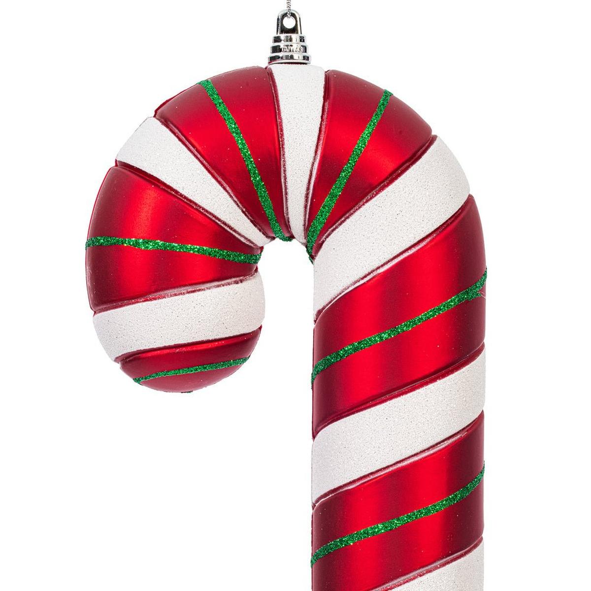 Shop For 10" Red White Green Candy Cane Ornament