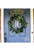 Shop For 10" Single Letter Circle Monogram - 3 Styles - Custom Monogram Door Hanger at Michelle's aDOORable Creations