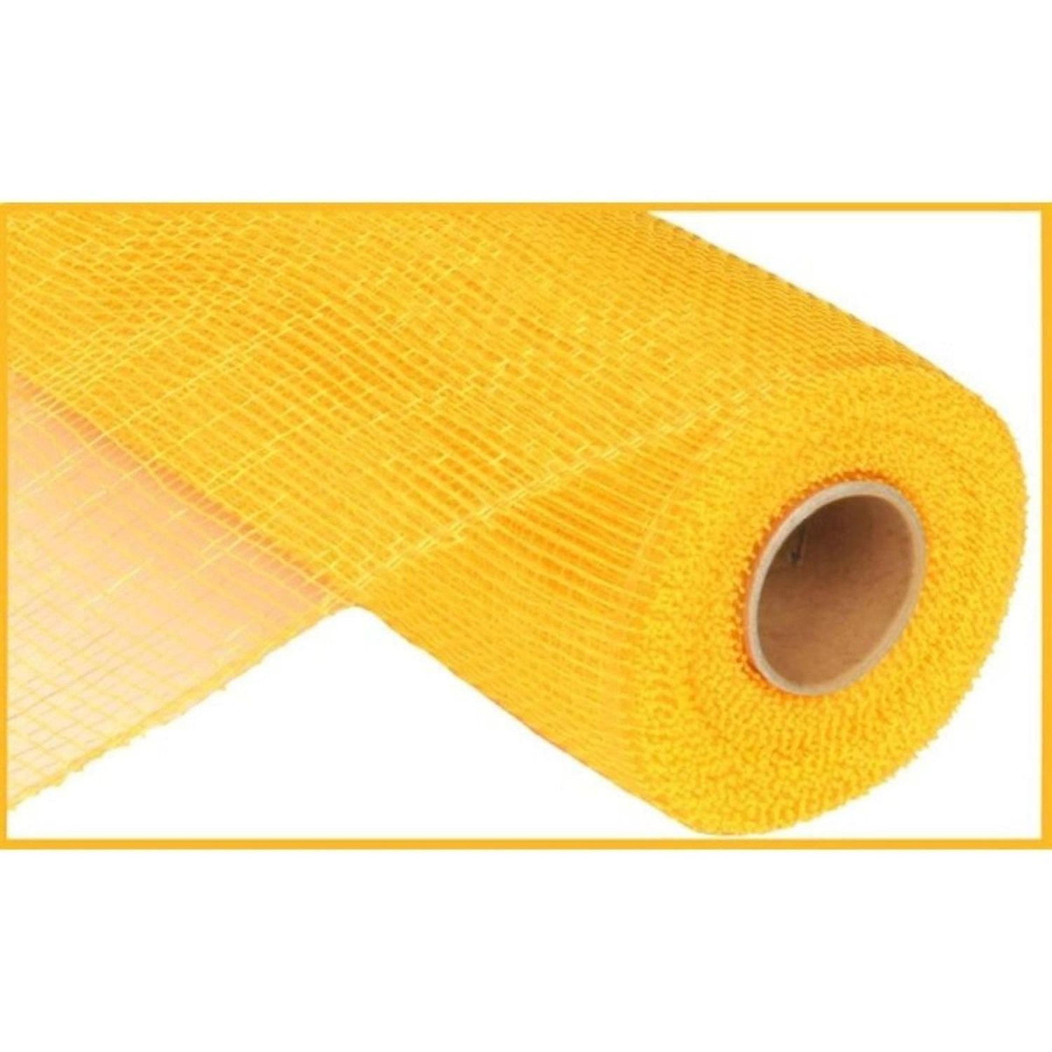 Shop For 10" Two Tone Deco Mesh Ribbon: Yellow & Gold