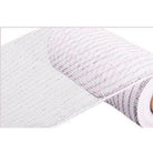 Shop For 10" Value Deco Mesh Ribbon: White/Silver Foil
