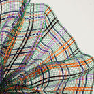 Shop For 10" Vertical Foil Plaid Mesh Ribbon: Black, Orange, Purple, Emerald