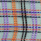 Shop For 10" Vertical Foil Plaid Mesh Ribbon: Black, Orange, Purple, Emerald
