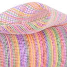 Shop For 10" Vertical Multicolor Stripe Mesh: Pink/Yellow/Purple