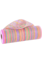 Shop For 10" Vertical Multicolor Stripe Mesh: Pink/Yellow/Purple