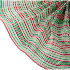 Shop For 10" Vertical Multicolor Stripe Mesh: Red/Lime/Emerald/White