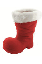 Shop For 10" Vintage - style Flocked Santa Boot