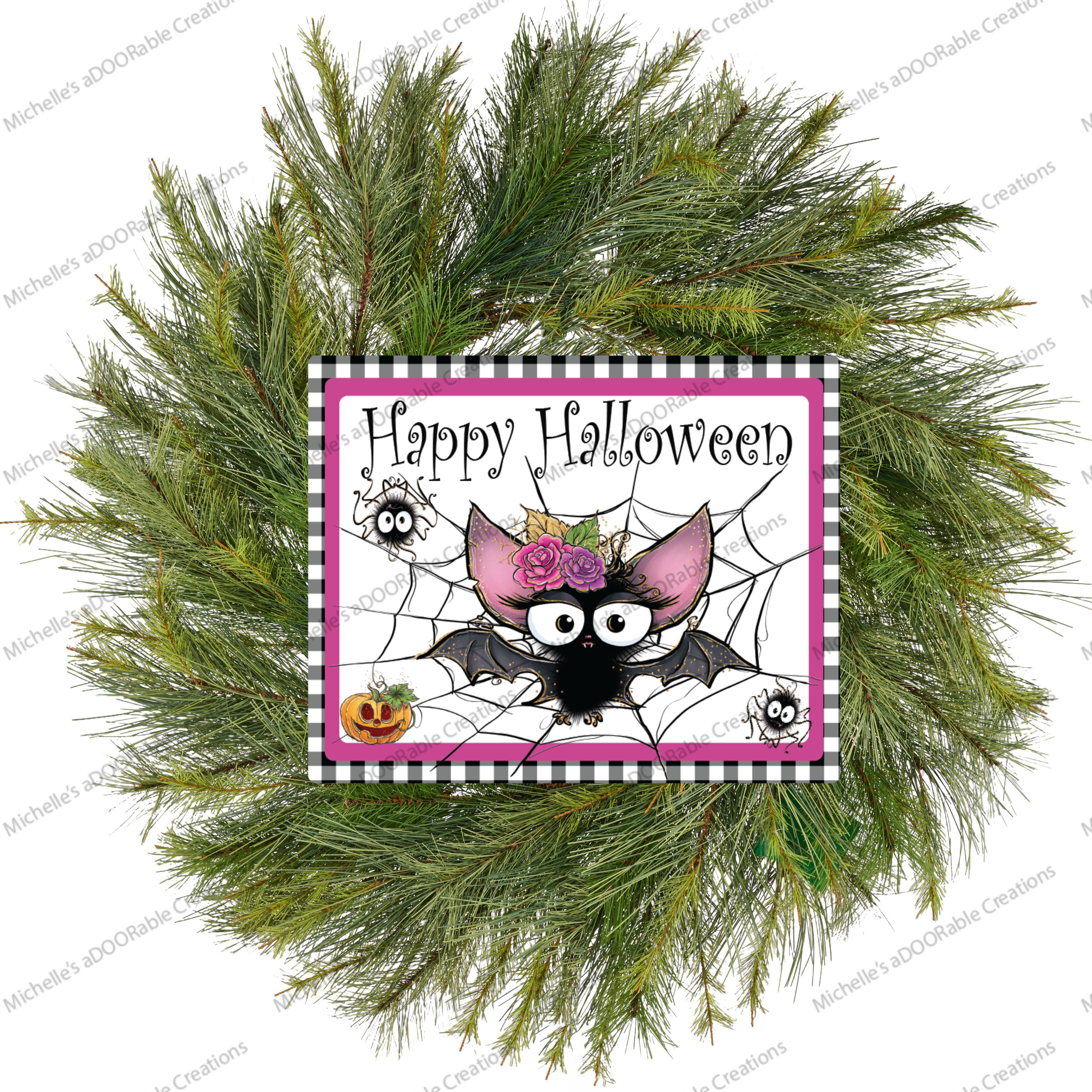 Shop For 10" Waterproof Happy Halloween Bat Sign