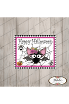 Shop For 10" Waterproof Happy Halloween Bat Sign