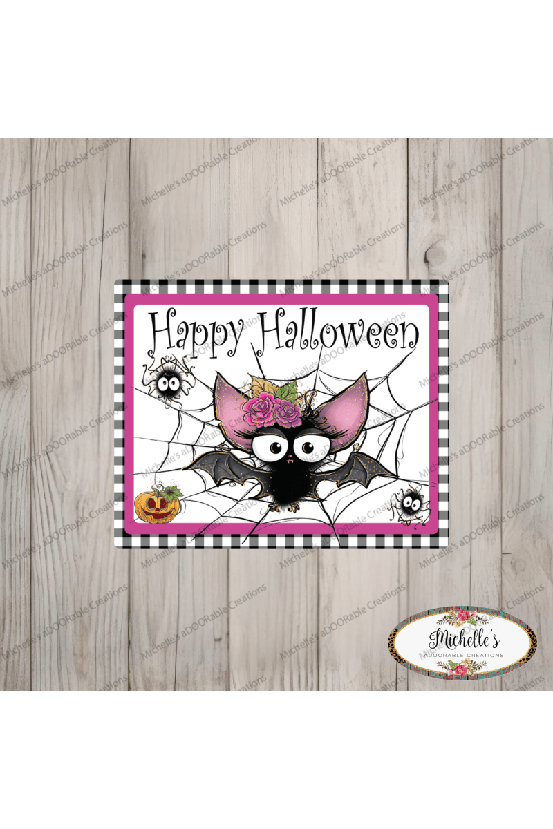 Shop For 10" Waterproof Happy Halloween Bat Sign