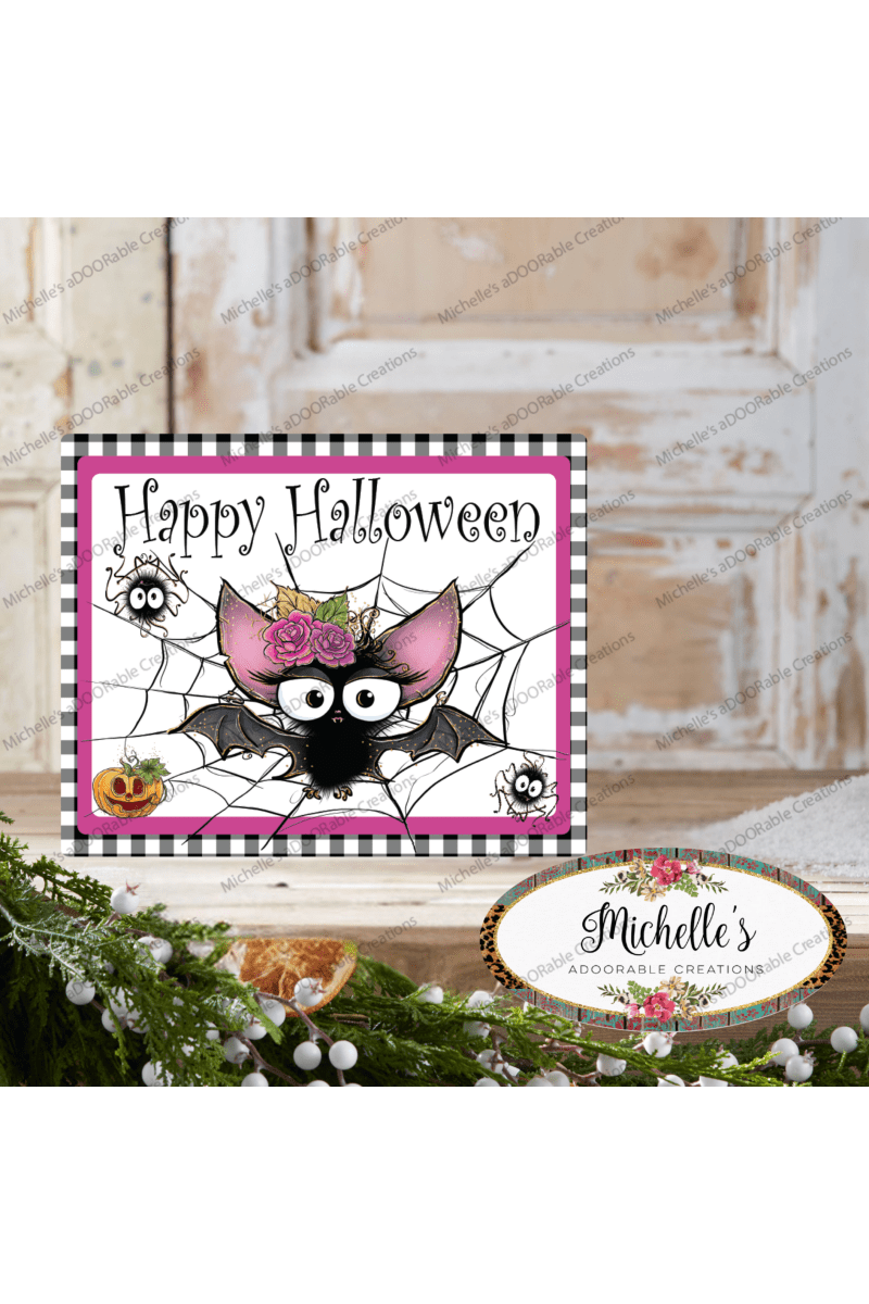 Shop For 10" Waterproof Happy Halloween Bat Sign