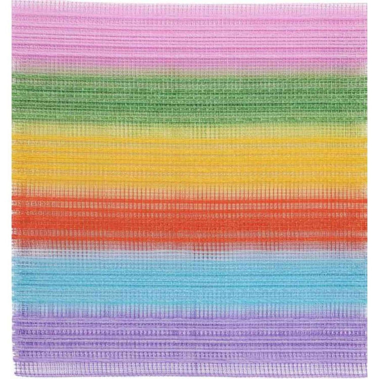 Shop For 10" Wide Vertical Strip Mesh: Rainbow (10 Yards)