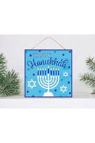 Shop For 10" Wood Sign: Happy Hanukkah