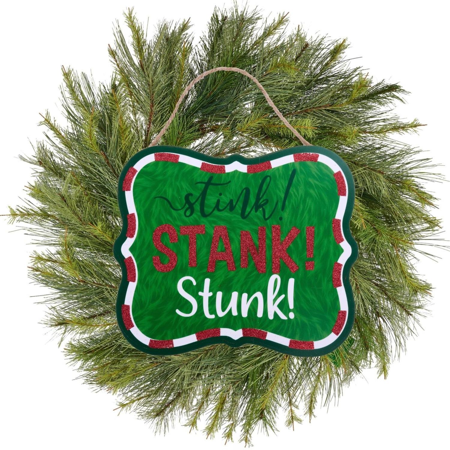10" Wooden Sign: Emerald Stink Stank Stunk