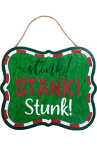 Shop For 10" Wooden Sign: Emerald Stink Stank Stunk