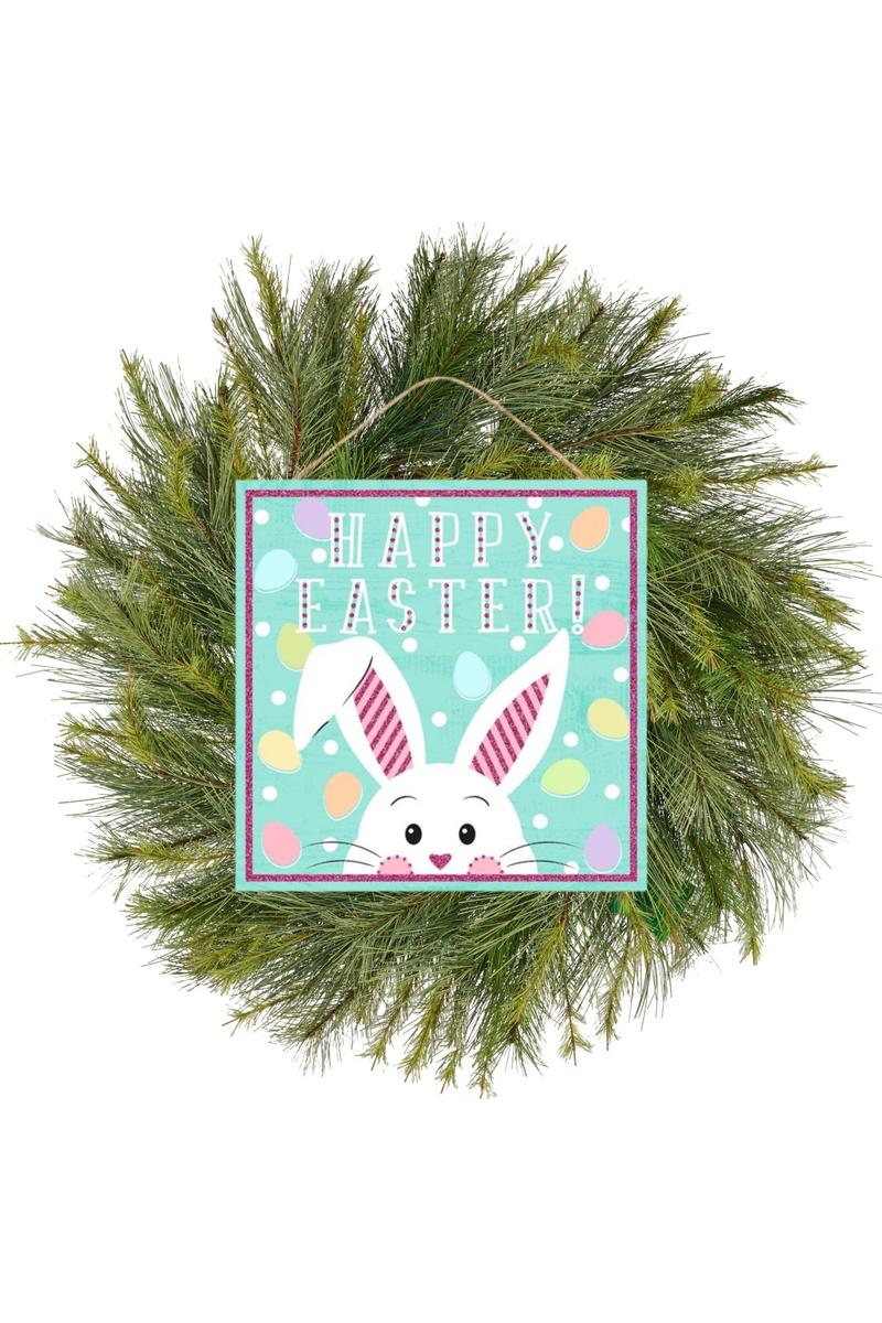 Shop For 10" Wooden Sign: Glitter Happy Easter