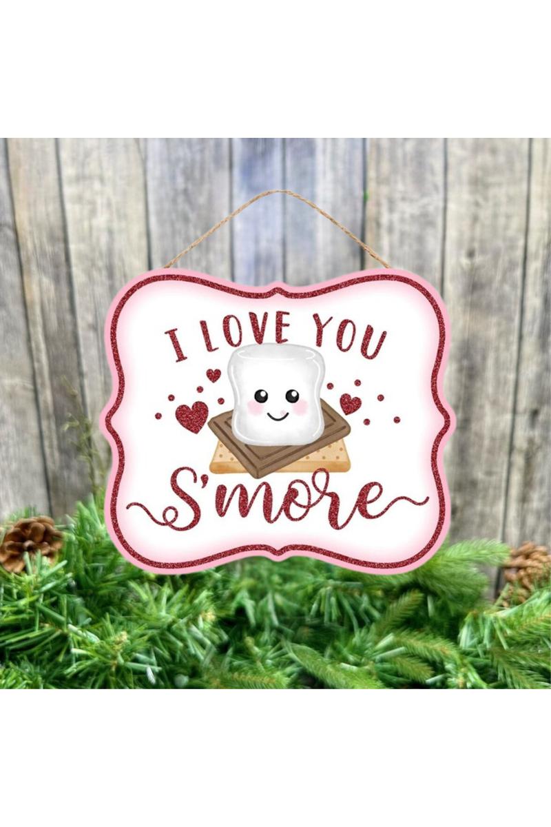 Shop For 10" Wooden Sign: Glitter Love S'More