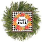 Shop For 10" Wooden Sign: Happy Fall Leaf