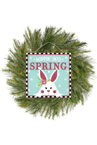 Shop For 10" Wooden Sign: Hoppin Into Spring