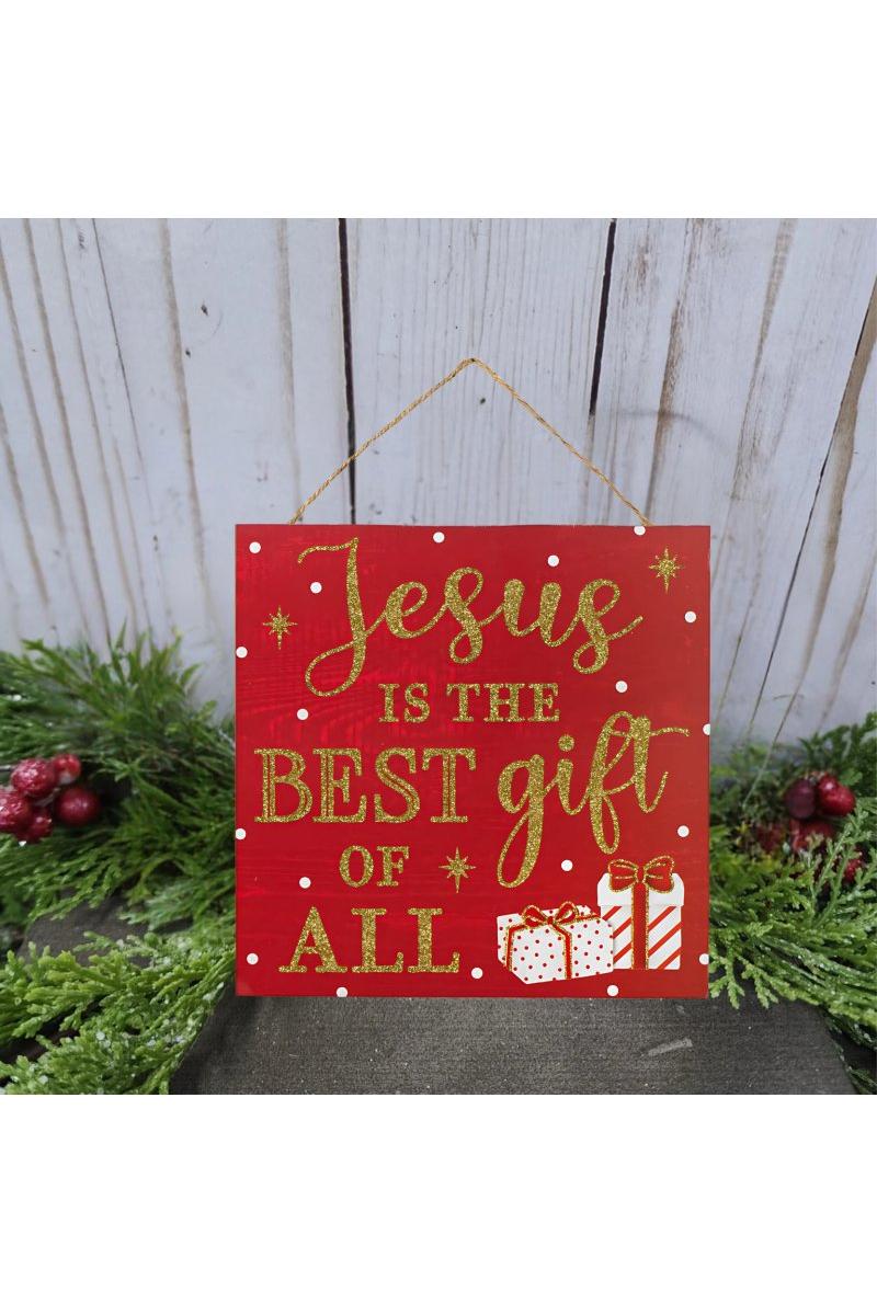 Shop For 10" Wooden Sign: Jesus Is The Best Gift