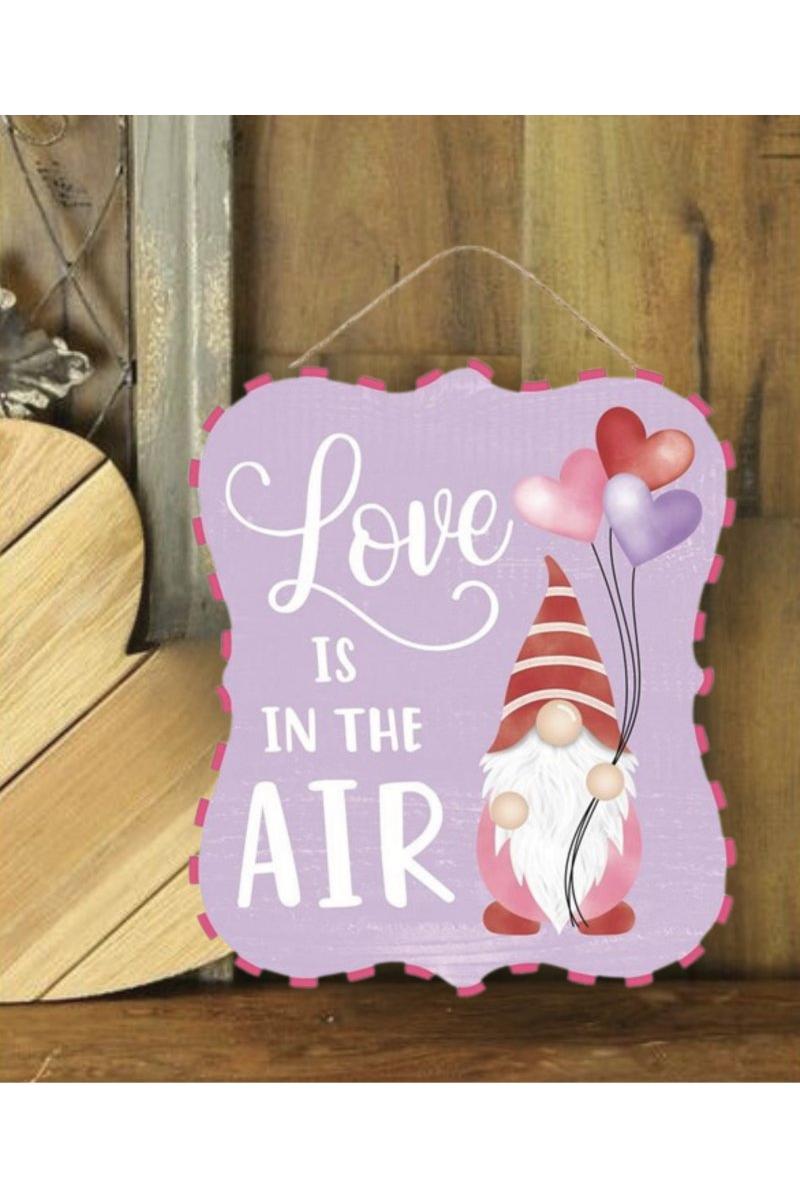 Shop For 10" Wooden Sign: Love Is In The Air