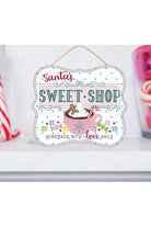 Shop For 10" Wooden Sign: Santa's Sweet Shop