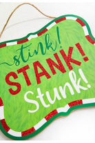 Shop For 10" Wooden Sign: Stink Stank Stunk AP8977