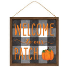 Shop For 10" Wooden Sign: Welcome To Our Patch