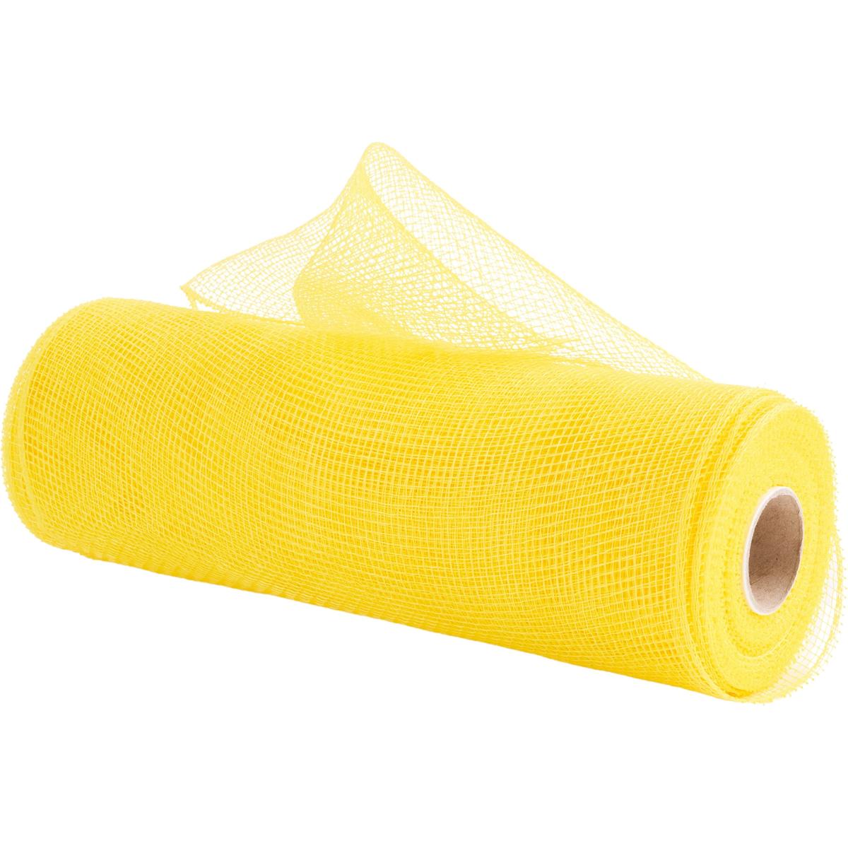 Shop For 10" Yellow Poly Deco Mesh Ribbon (10 Yards)