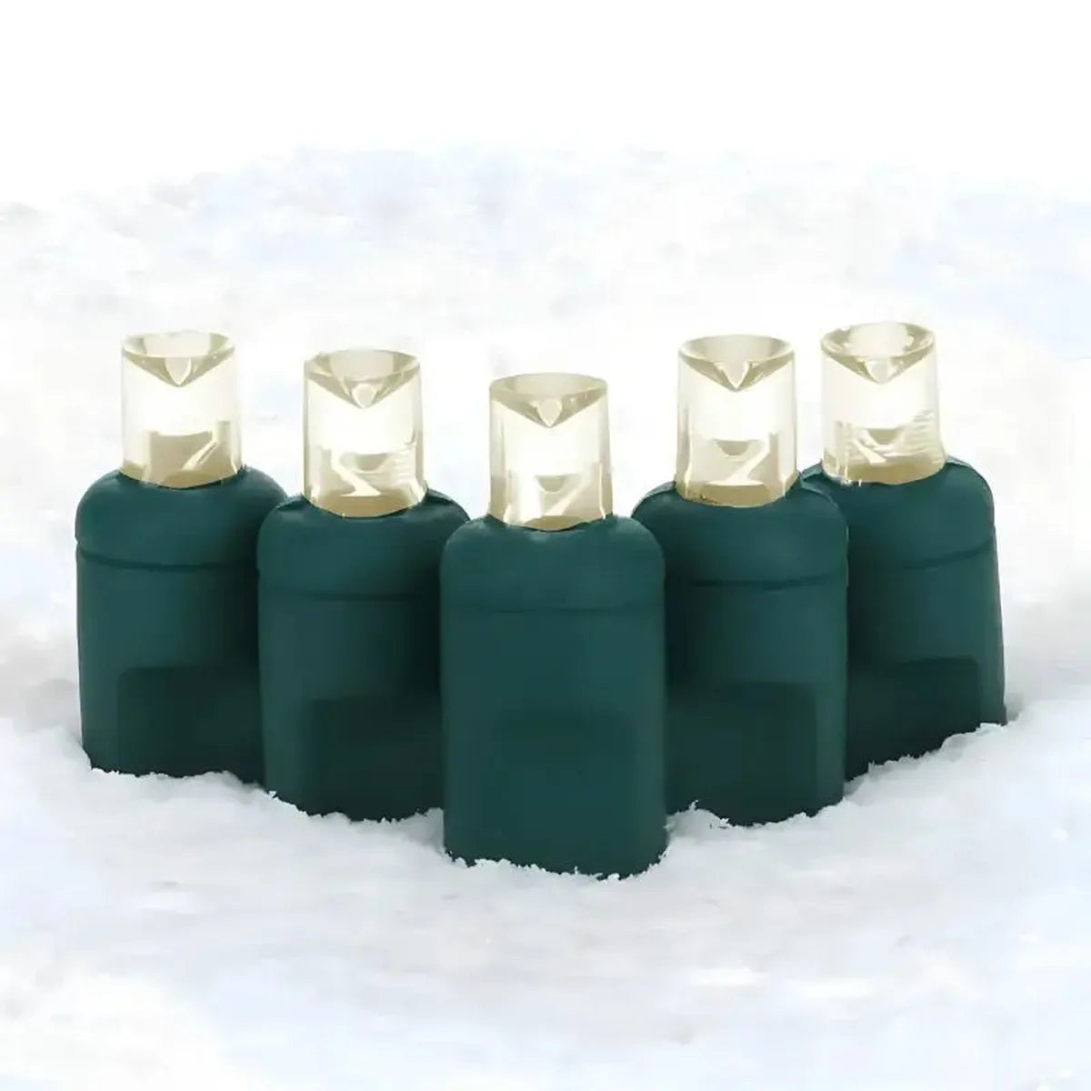 Shop For 100 5mm Warm White LED Christmas Lights, 4" Spacing