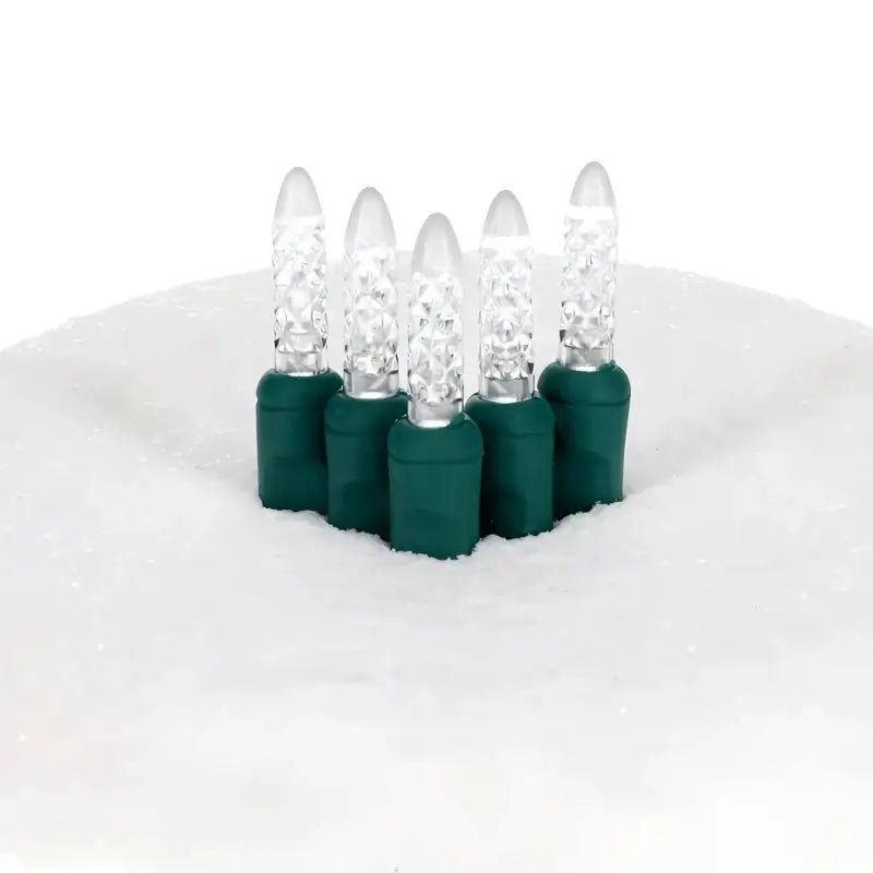 Shop For 100 M5 Cool White LED Christmas Lights, 4" Spacing
