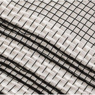 Shop For 10.25" Border Stripe Faux Jute Mesh Ribbon: Black/White (10 Yards)