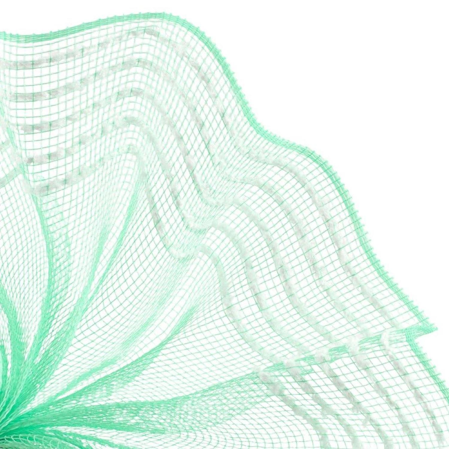 10.25" Drift Border Mesh Ribbon: Mint Green (10 Yards)