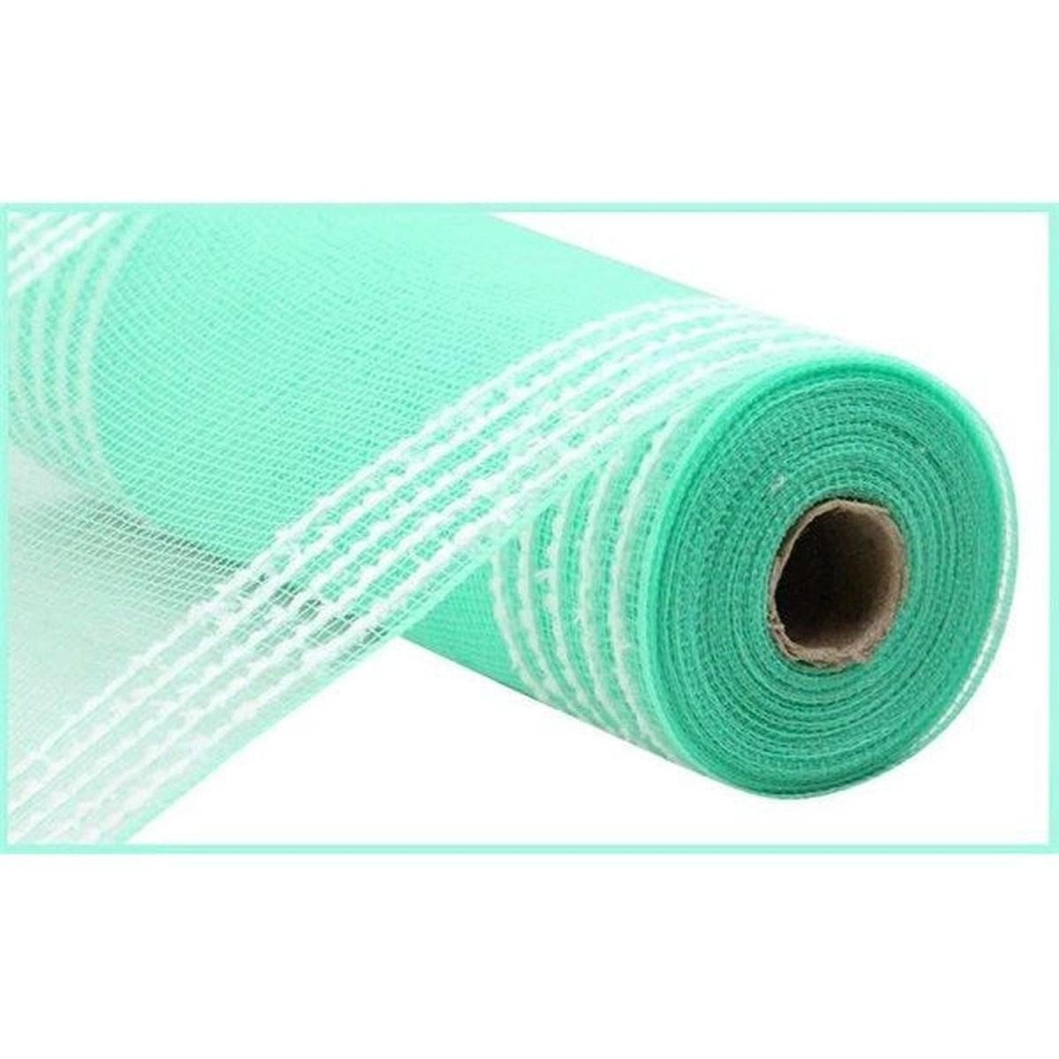 Shop For 10.25" Drift Border Mesh Ribbon: Mint Green (10 Yards)