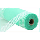 Shop For 10.25" Drift Border Mesh Ribbon: Mint Green (10 Yards)