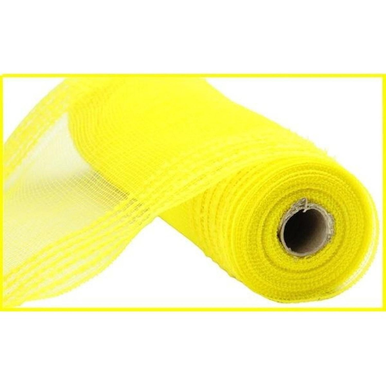 Shop For 10.25" Drift Border Mesh Ribbon: Yellow (10 Yards)