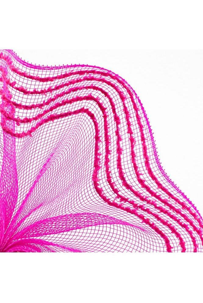 Shop For 10.25" Drift Wide Border Mesh: Hot Pink (10 Yards) RY811411