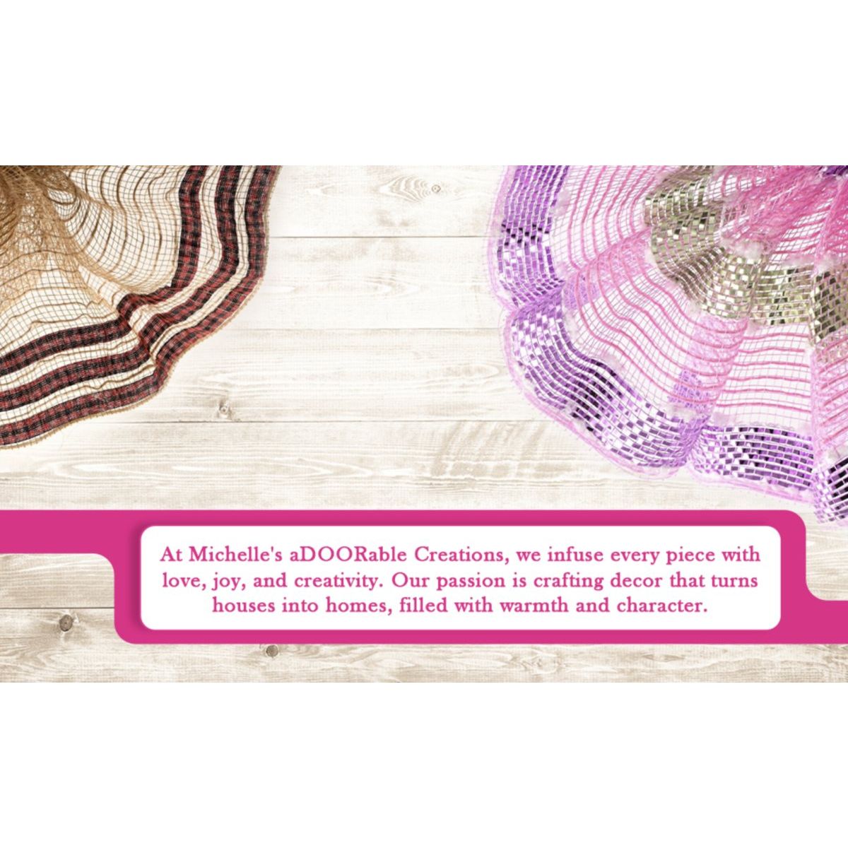 Shop For 10.25" Faux Jute Check Mesh Ribbon: Black & White (10 Yards) at Michelle's aDOORable Creations