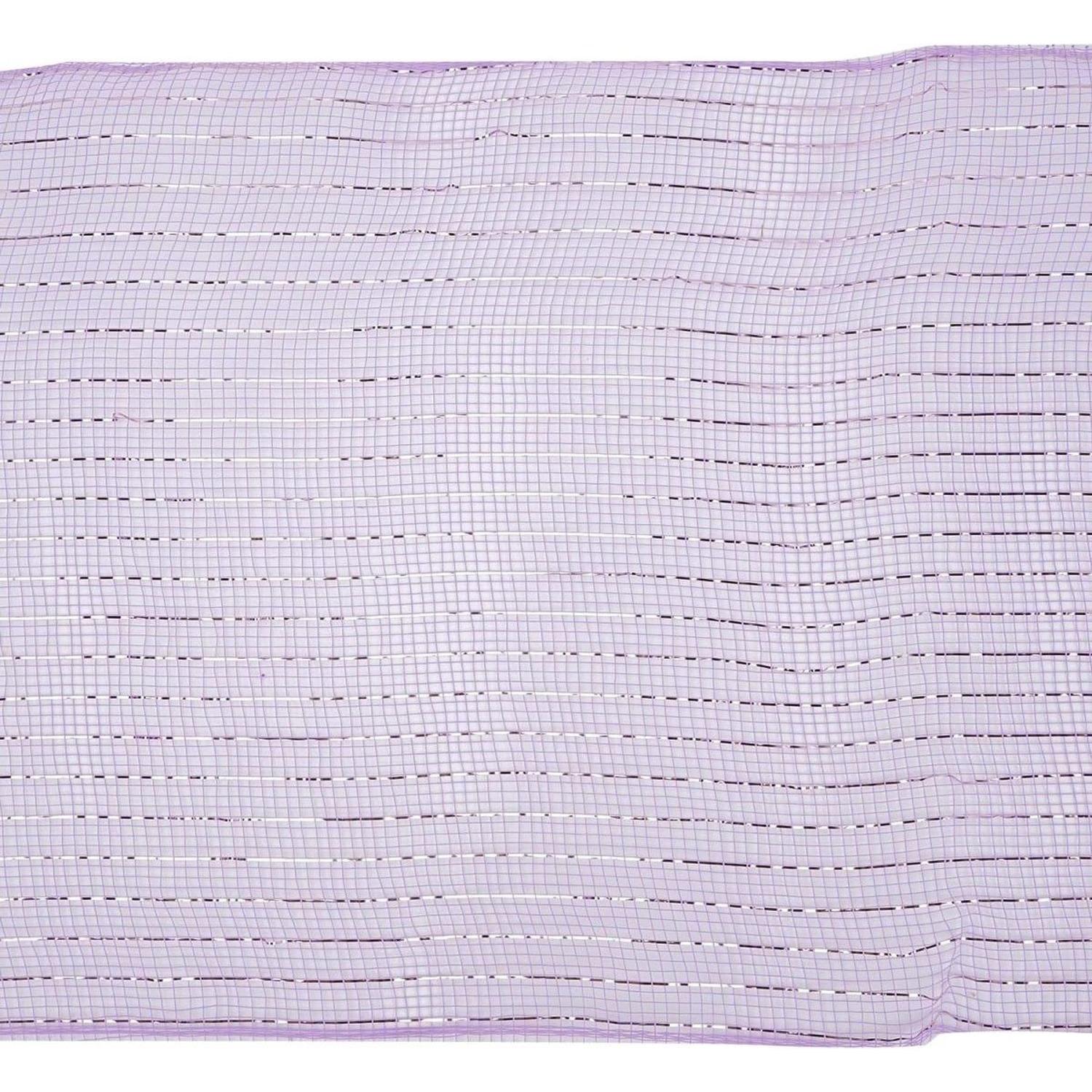 10.25" Matte Wide Foil Mesh Ribbon: Lavender (10 Yards)