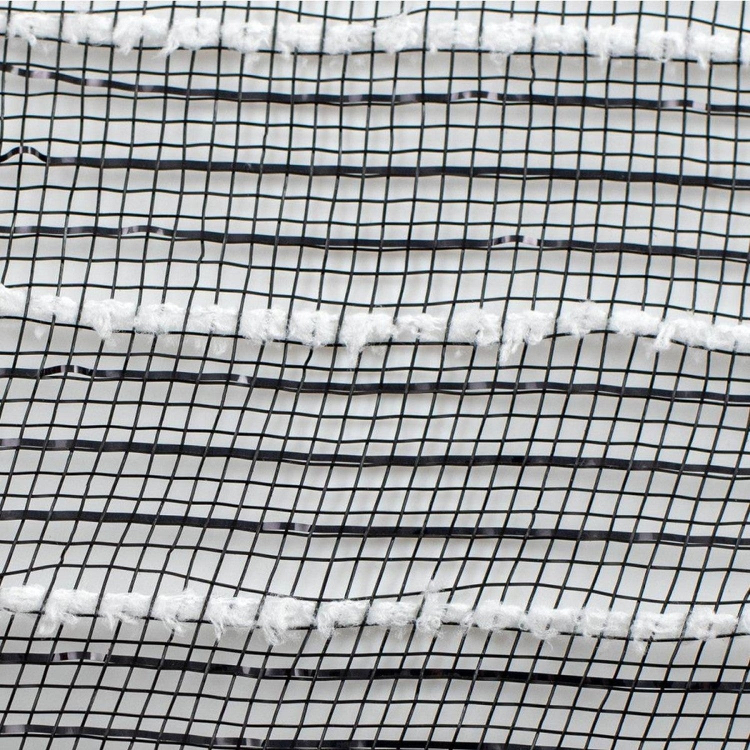 Shop For 10.25" Metallic Cotton Drift Mesh Ribbon: Black (10 Yards)