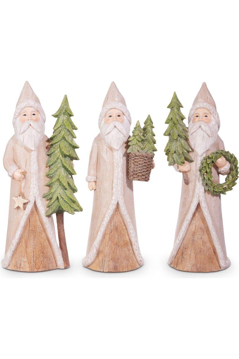 Shop For 10.25" Natural Santa With Tree