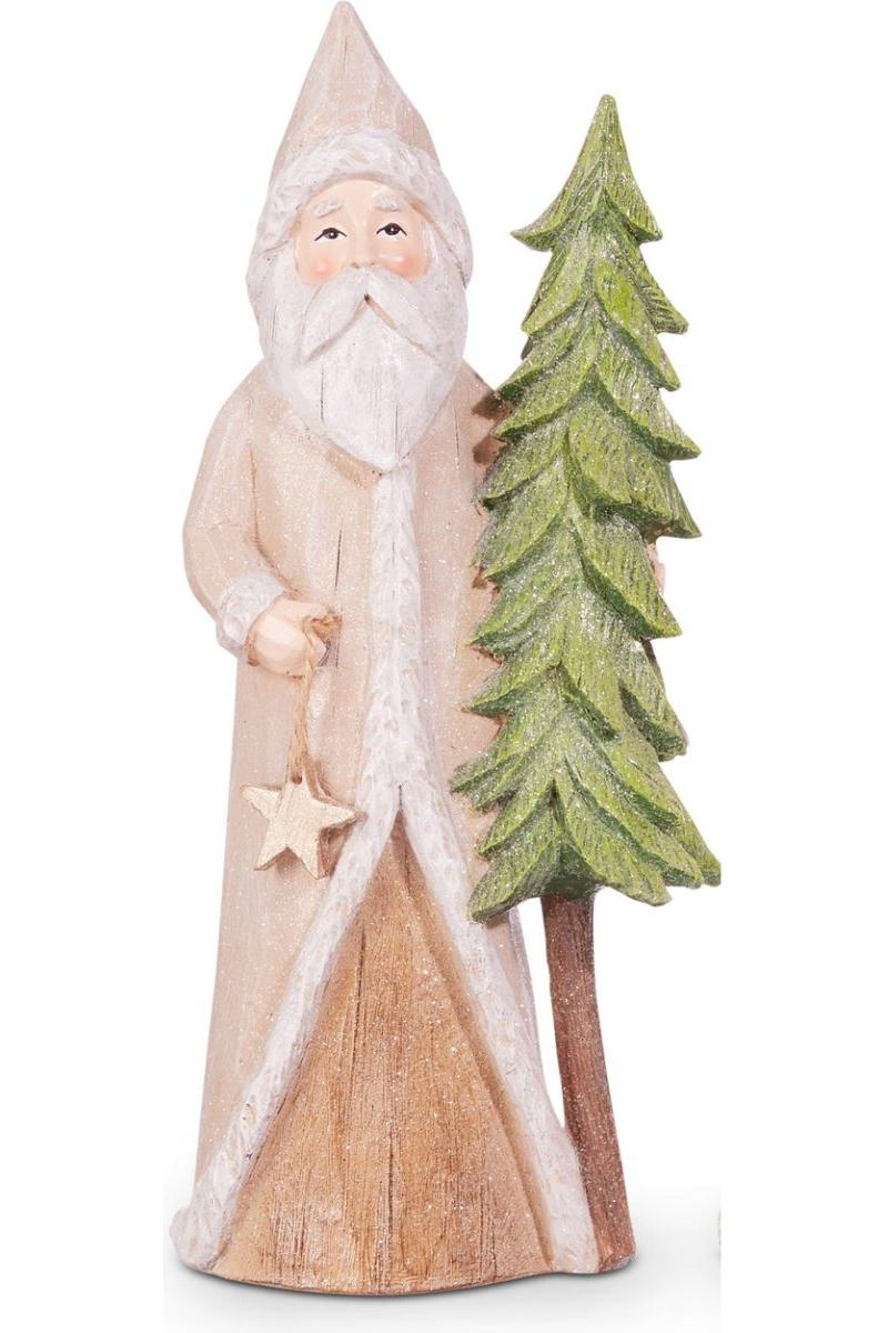 Shop For 10.25" Natural Santa With Tree