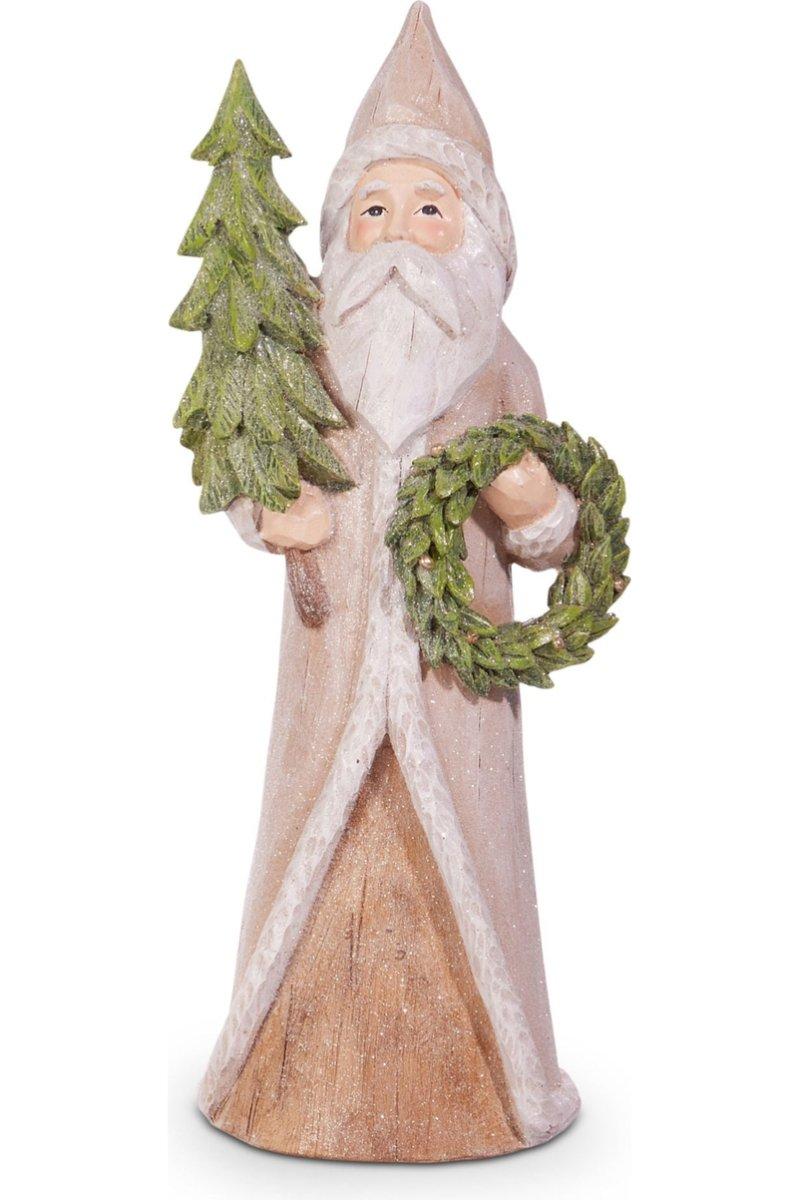 Shop For 10.25" Natural Santa With Tree