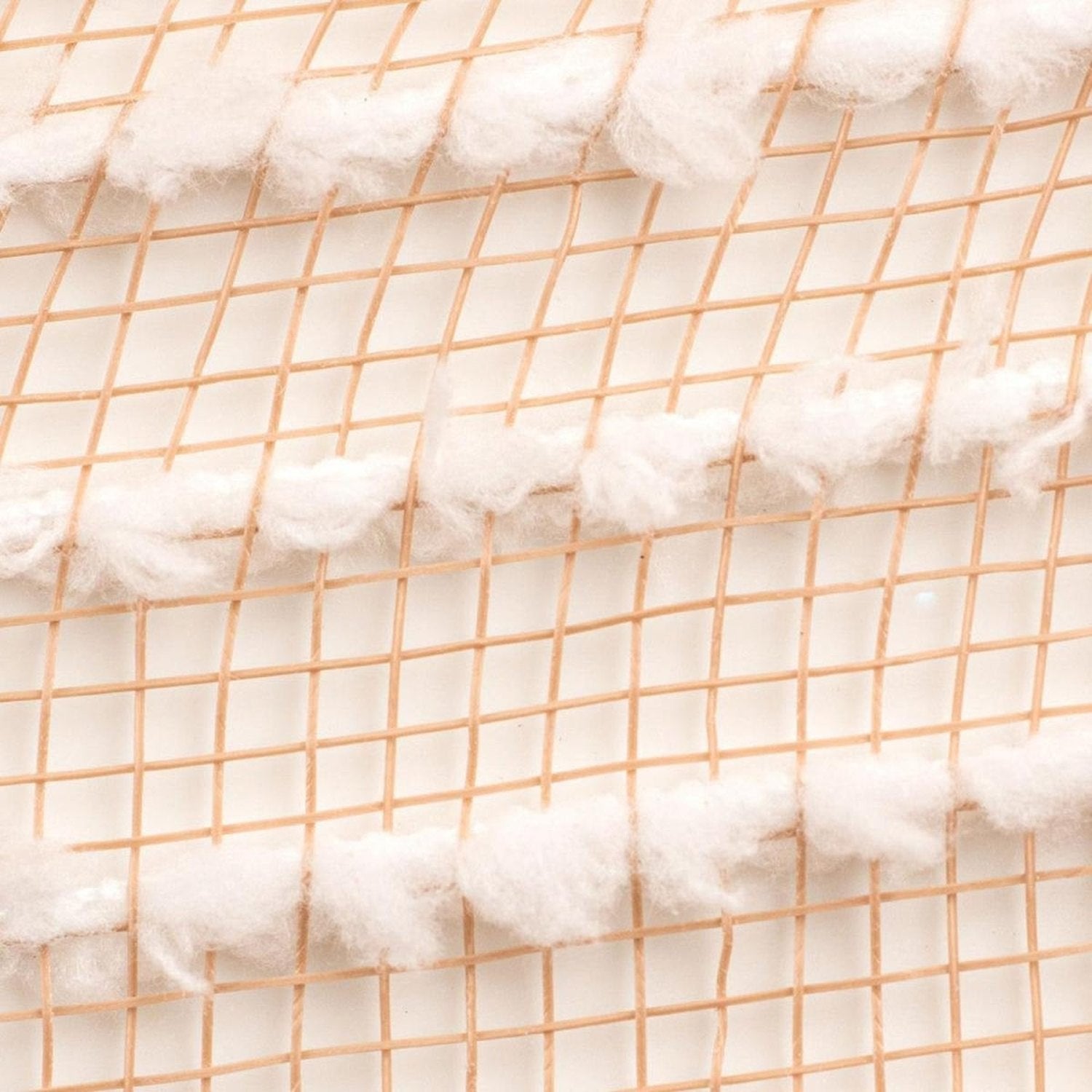 Shop For 10.5" Cotton Ball Poly Jute Mesh Ribbon: Natural (10 Yards)