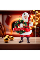 Shop For 10.5" Fabriché™ Coca - Cola® Battery Operated Santa With Lighted Wreath